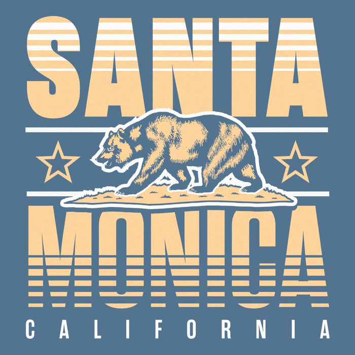 Santa Monica, California (Summer Haze) Comfort Colors Heavyweight T-Shirt