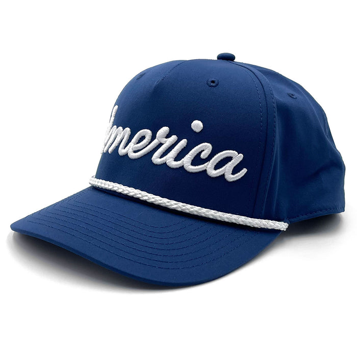 America (Mononym Script) Classic Rope Cap