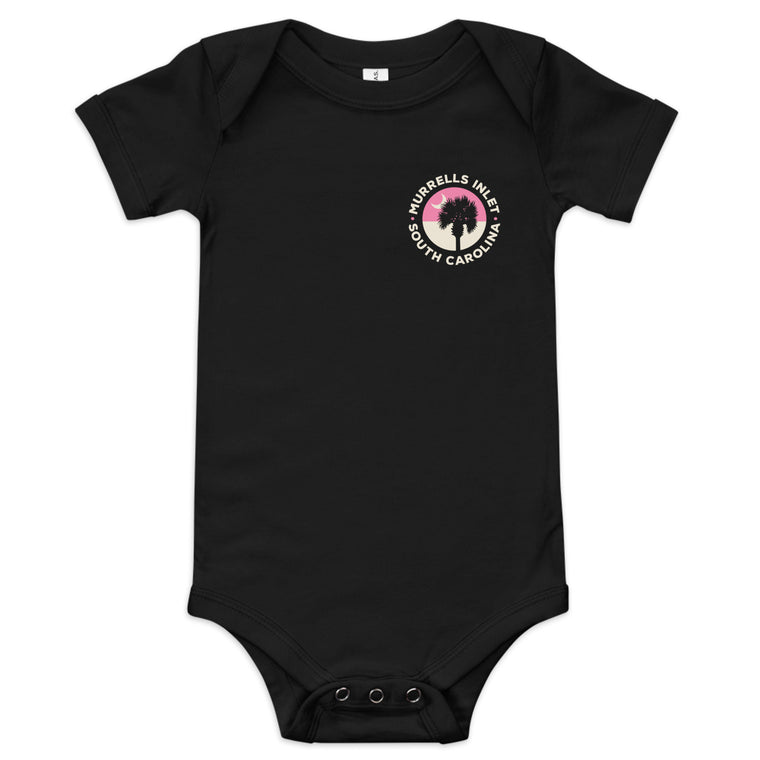 Murrells Inlet (Circle Marsh) Baby Short Sleeve One Piece