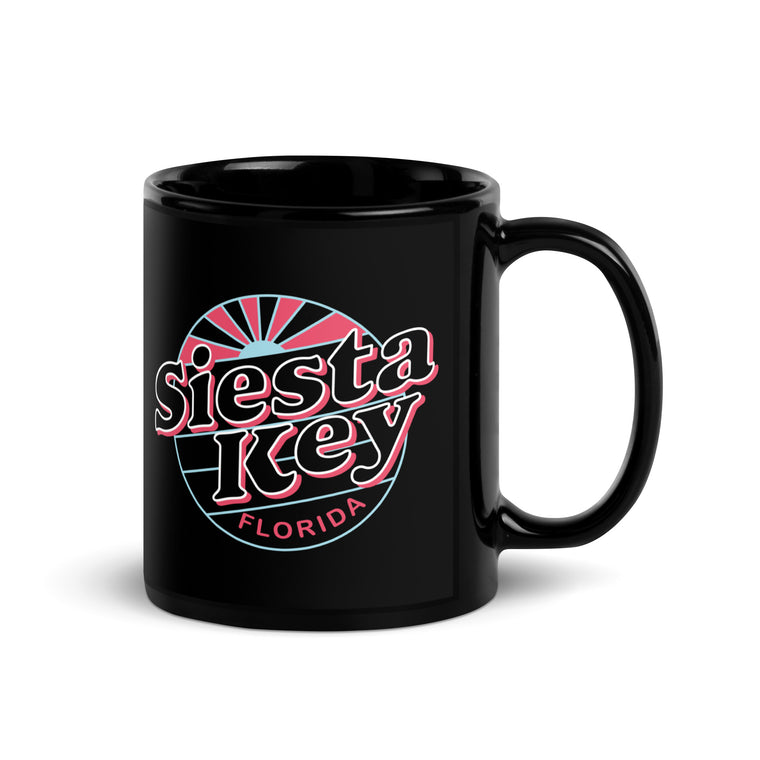 Siesta Key, Florida (Sunset Circle) Coffee Mug