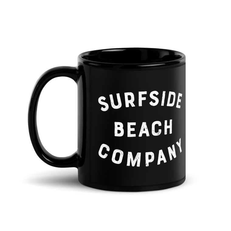 Surfside Beach Company (Weathered Block) Coffee Mug