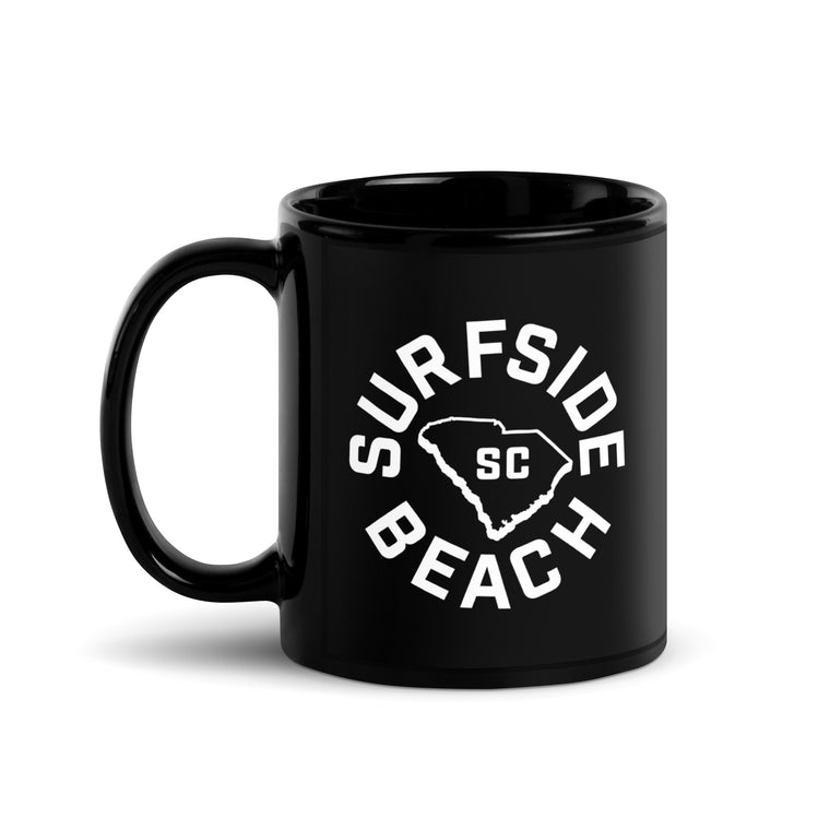 Surfside Beach, SC (Circle State) Coffee Mug