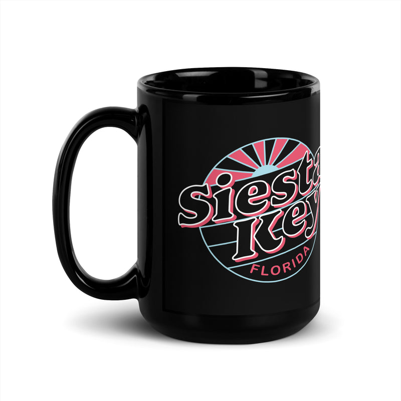 Siesta Key, Florida (Sunset Circle) Coffee Mug