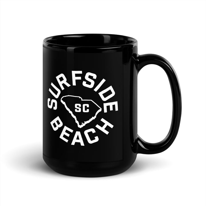 Surfside Beach, SC (Circle State) Coffee Mug