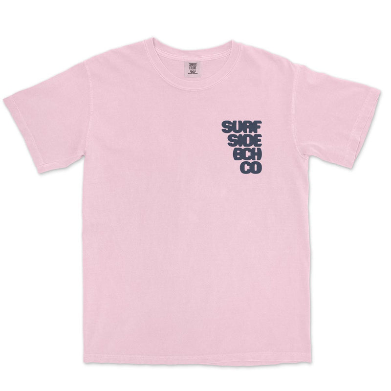 Surf Side Bch Co (Letter Burst) Comfort Colors Heavyweight T-Shirt