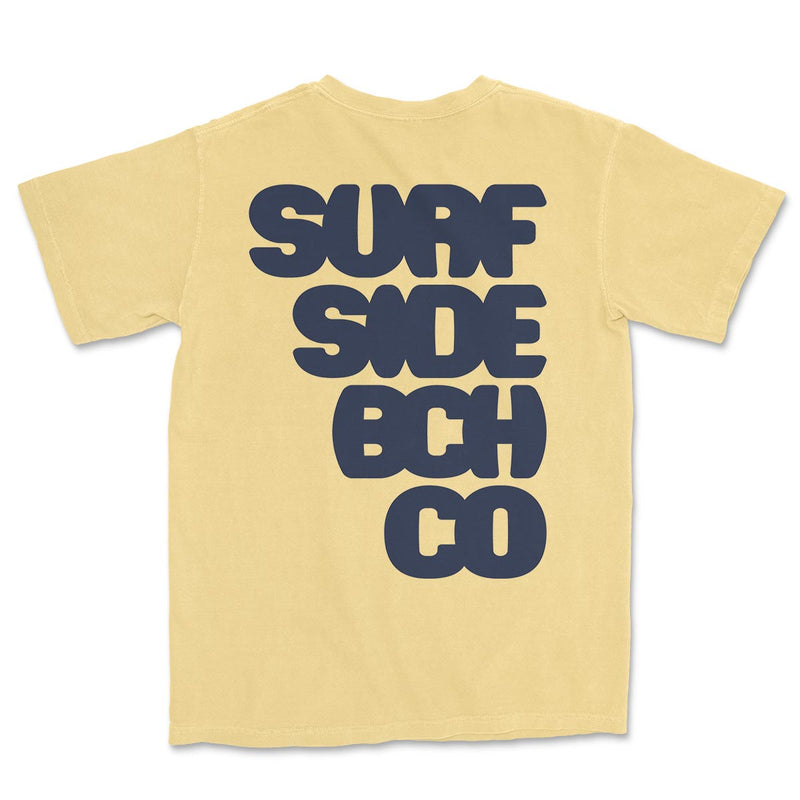 Surf Side Bch Co (Letter Burst) Comfort Colors Heavyweight T-Shirt