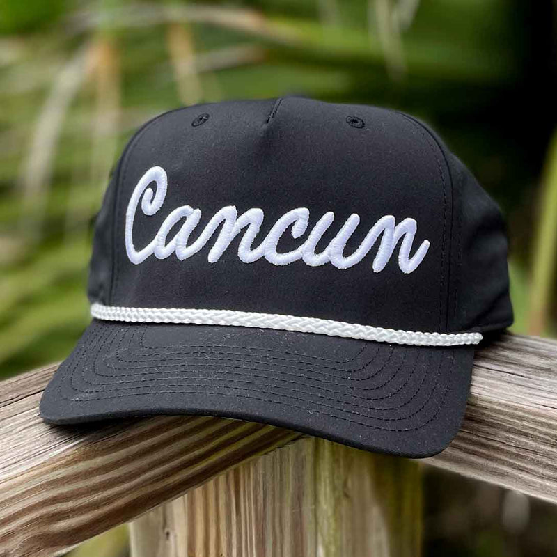 Cancun (Mononym Script) Classic Rope Cap