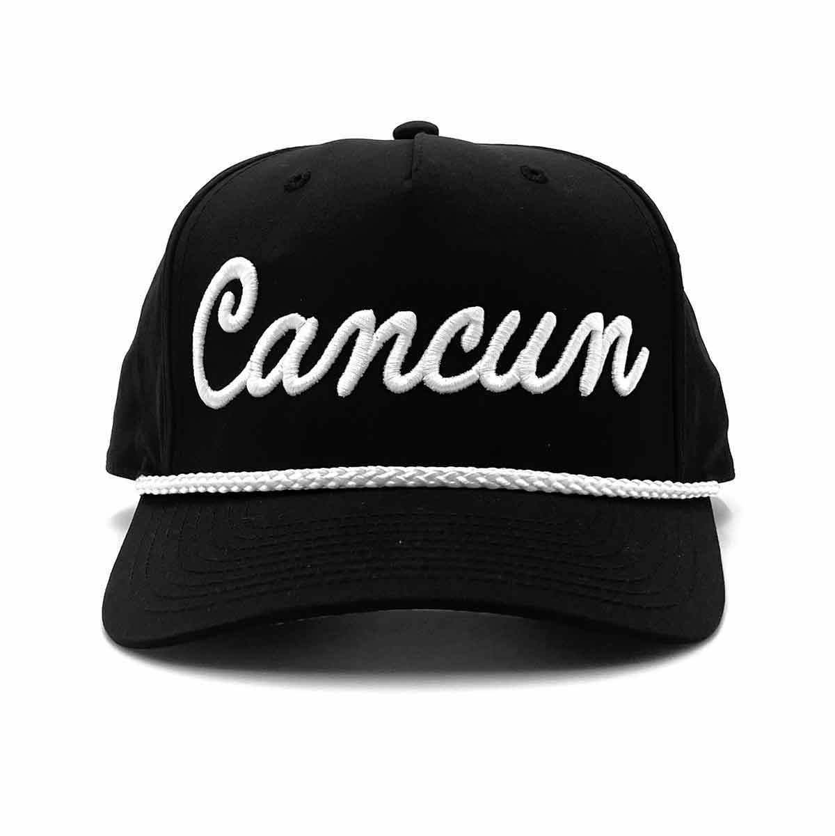 Cancun (Mononym Script) Classic Rope Cap