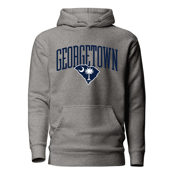 Georgetown (Palmetto State Collegiate Arch): Unisex Hoodie