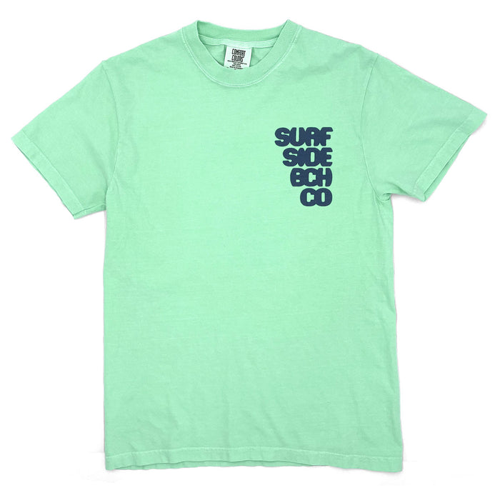 Surf Side Bch Co (Letter Burst) Comfort Colors Heavyweight T-Shirt
