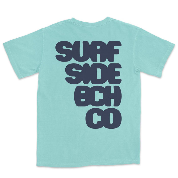 Surf Side Bch Co (Letter Burst) Comfort Colors Heavyweight T-Shirt