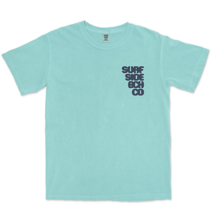 Surf Side Bch Co (Letter Burst) Comfort Colors Heavyweight T-Shirt