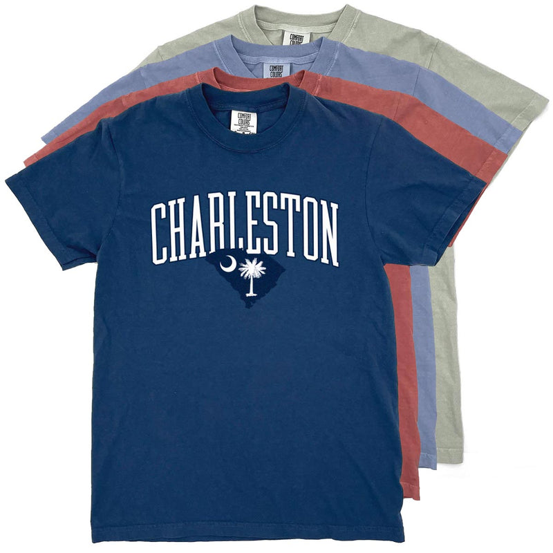 Charleston (Palmetto Arch) Comfort Colors Heavyweight T-Shirt