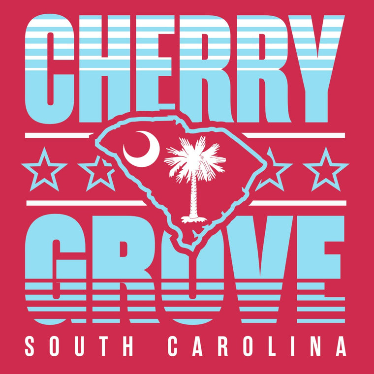 Cherry Grove, South Carolina (Summer Haze) Comfort Colors Heavyweight T-Shirt