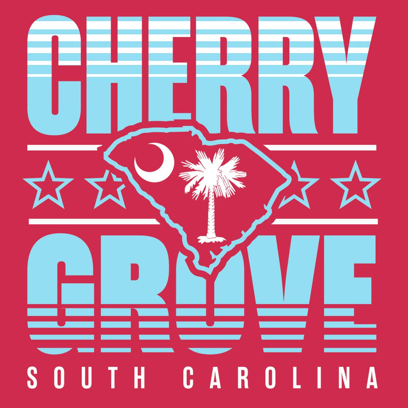 Cherry Grove, South Carolina (Summer Haze) Comfort Colors Heavyweight T-Shirt