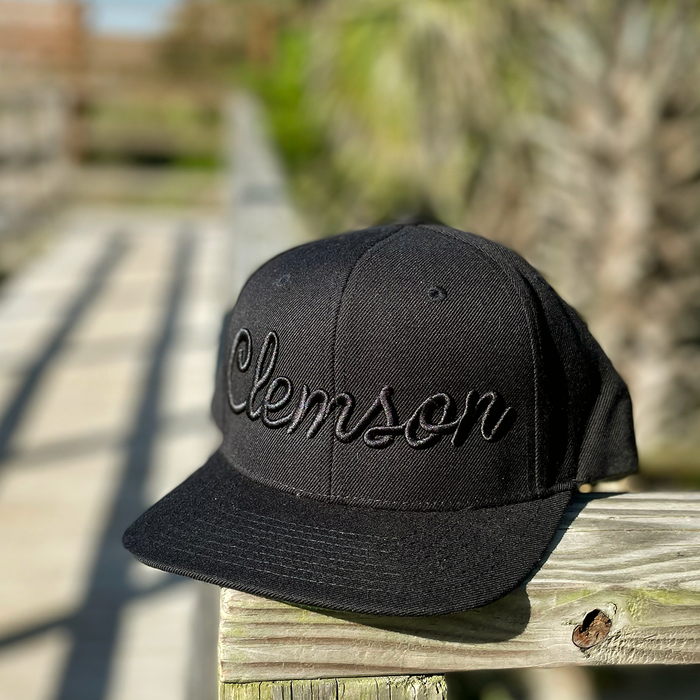Clemson (Script) Snapback Hat