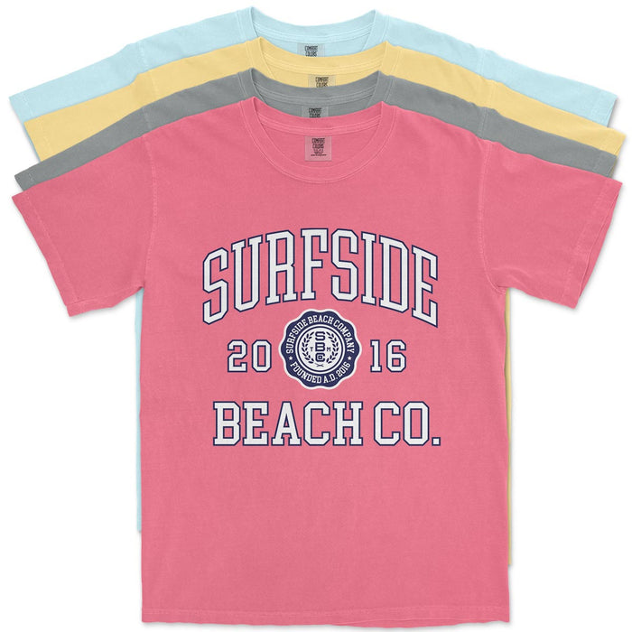 Surfside Beach Co. (College Seal) Comfort Colors Heavyweight T-Shirt