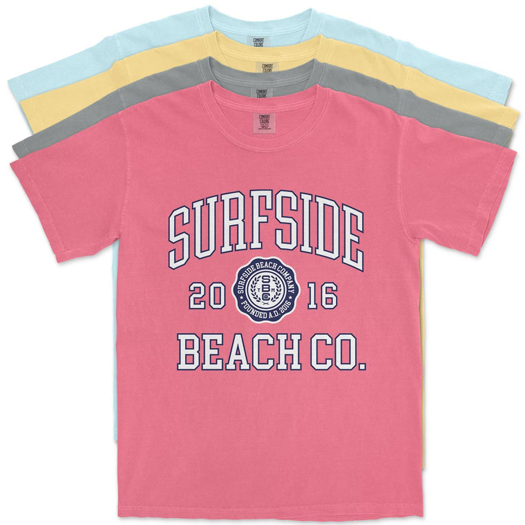 Surfside Beach Co. (College Seal) Comfort Colors Heavyweight T-Shirt