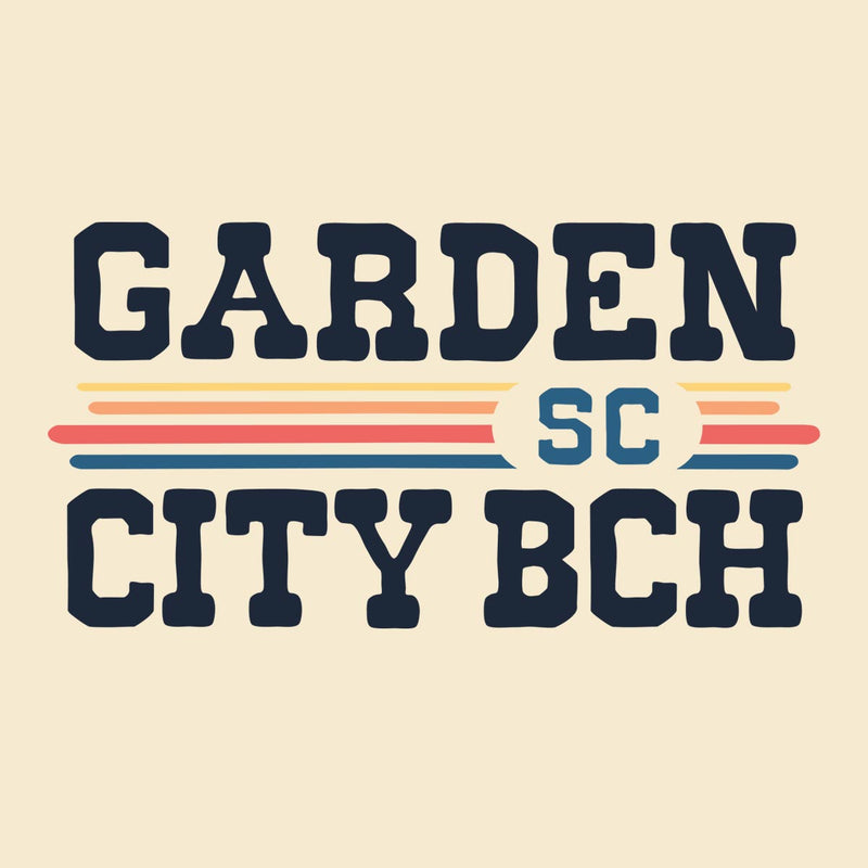 Garden City Bch, SC (Vintage Sunset) Unisex Ringer T-Shirt