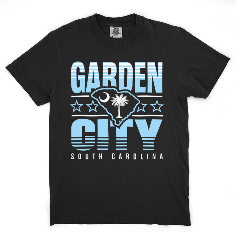 Garden City, South Carolina (Summer Haze) Comfort Colors Heavyweight T-Shirt