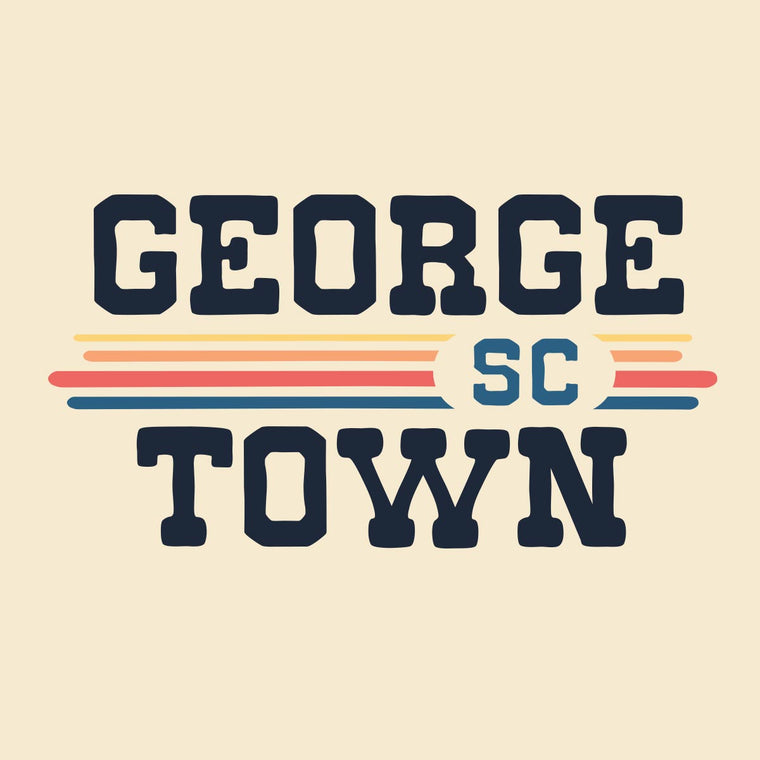 Georgetown, SC (Vintage Sunset) Unisex Ringer T-Shirt