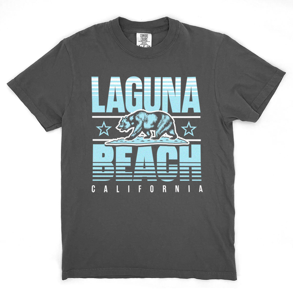 Laguna Beach, California (Summer Haze) Comfort Colors Heavyweight T-Shirt