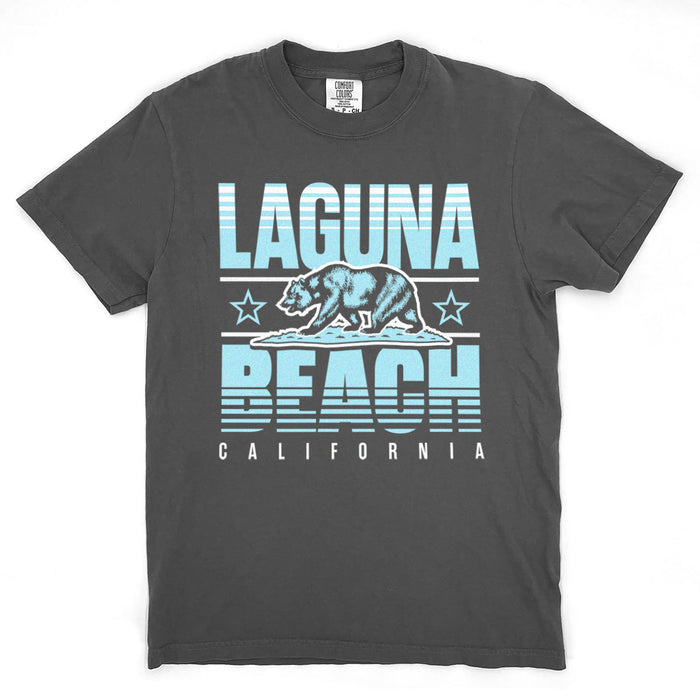 Laguna Beach, California (Summer Haze) Comfort Colors Heavyweight T-Shirt