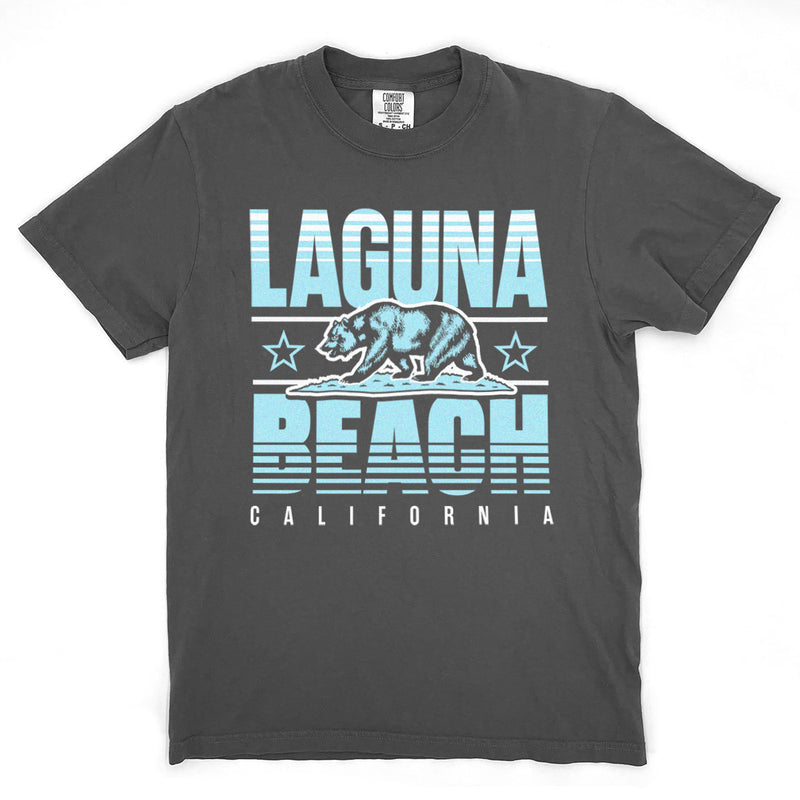 Laguna Beach, California (Summer Haze) Comfort Colors Heavyweight T-Shirt