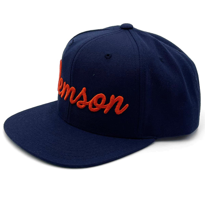 Clemson (Script) Snapback Hat