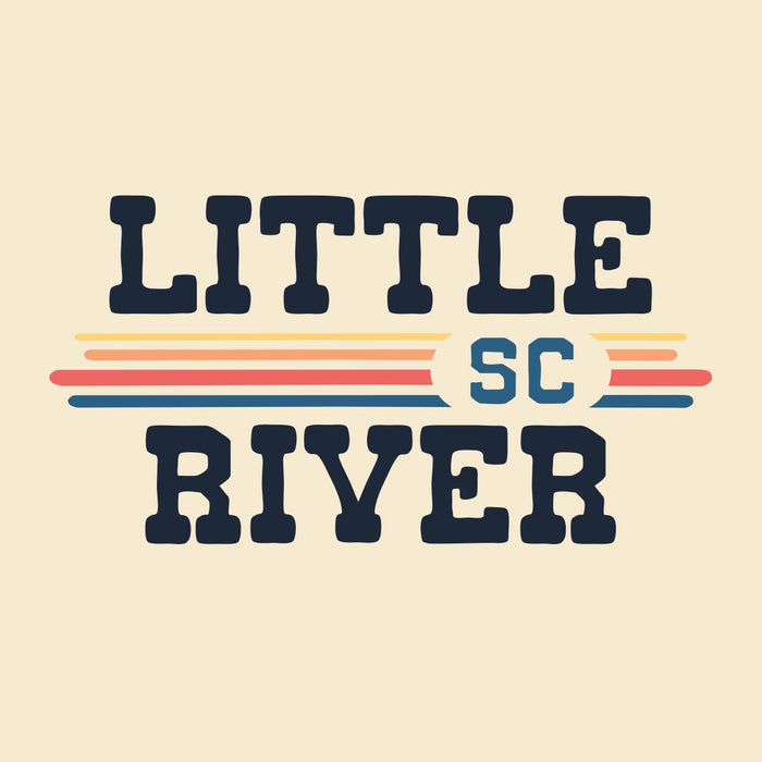Little River, SC (Vintage Sunset) Unisex Ringer T-Shirt