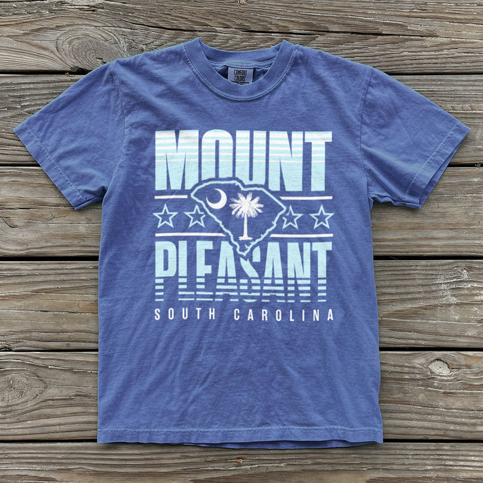 Mount Pleasant, South Carolina (Summer Haze) Comfort Colors Heavyweight T-Shirt