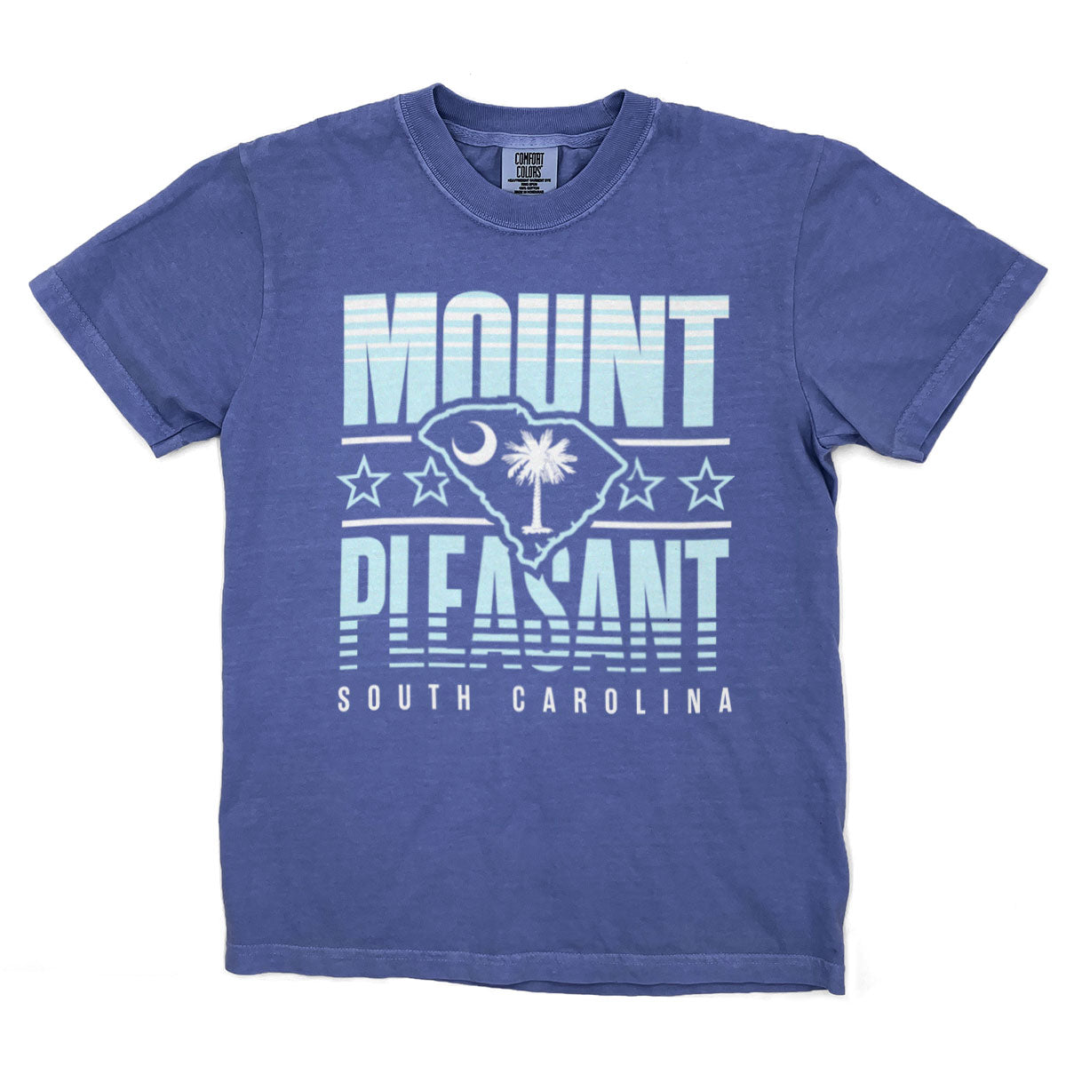 Mount Pleasant, South Carolina (Summer Haze) Comfort Colors Heavyweight T-Shirt