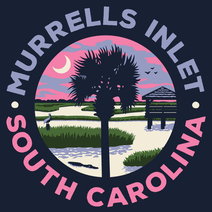 Murrells Inlet (Circle Marsh) Unisex T-Shirt