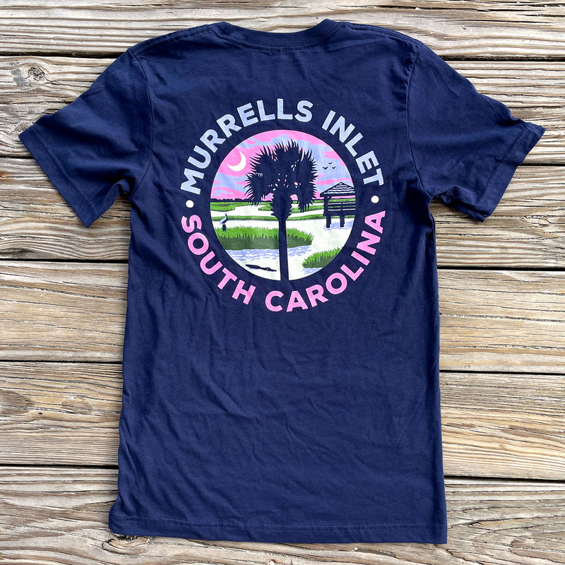 Murrells Inlet (Circle Marsh) Unisex T-Shirt