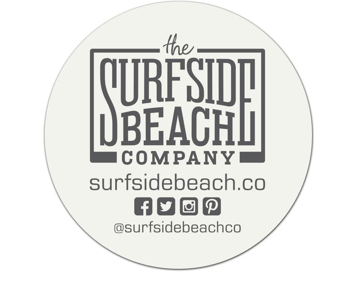 Red Hot Surfside Beach: Vinyl Sticker