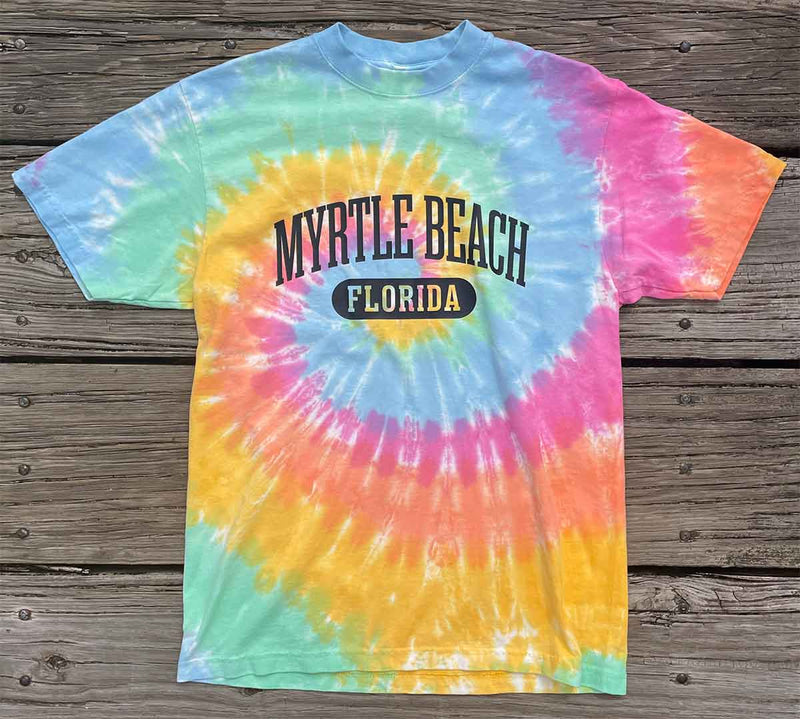 Myrtle Beach, Florida: Unisex Tie-Dye T-Shirt