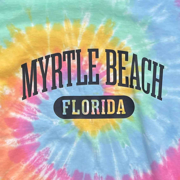 Myrtle Beach, Florida: Unisex Tie-Dye T-Shirt