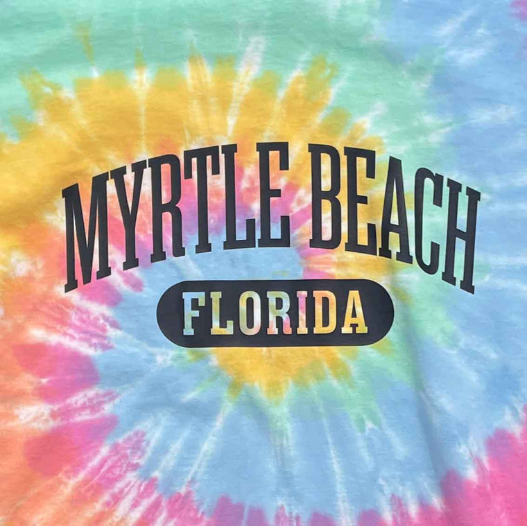 Myrtle Beach, Florida: Unisex Tie-Dye T-Shirt