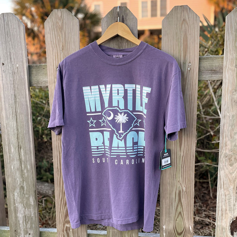 Myrtle Beach, South Carolina (Summer Haze) Comfort Colors Heavyweight T-Shirt