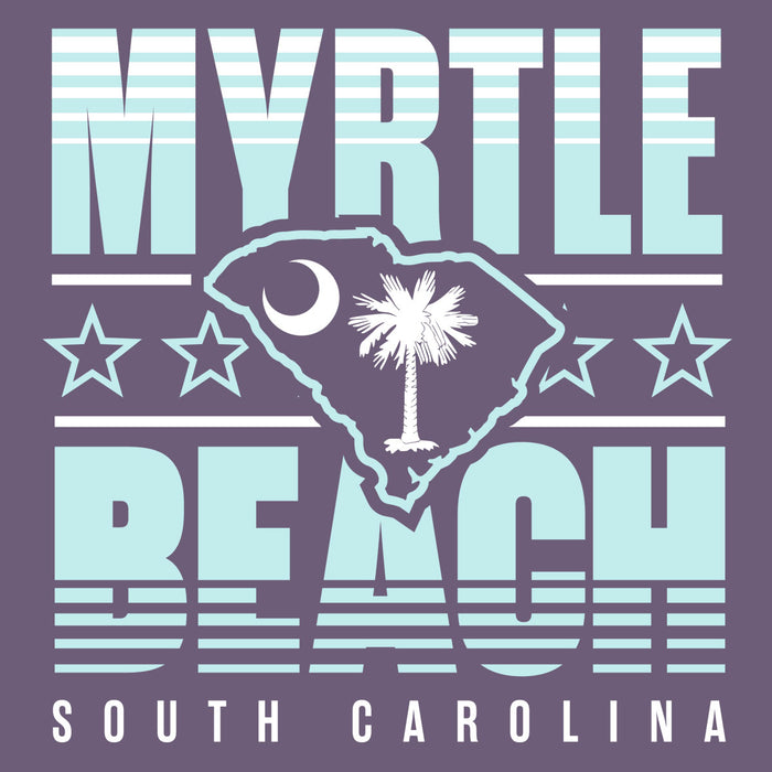 Myrtle Beach, South Carolina (Summer Haze) Comfort Colors Heavyweight T-Shirt