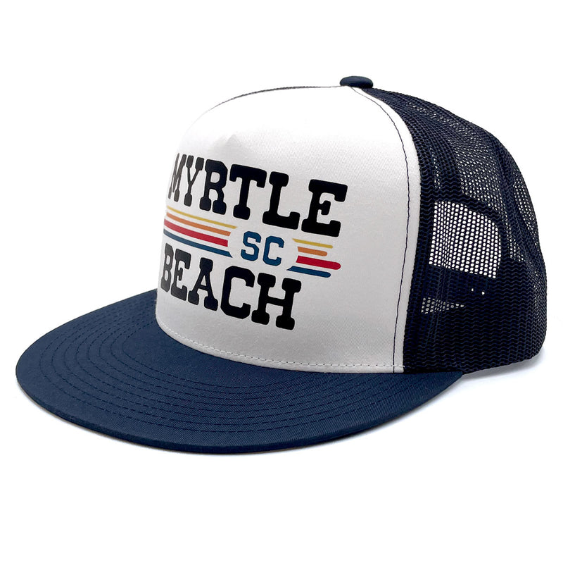 Myrtle Beach, SC (Vintage Sunset) Trucker Cap