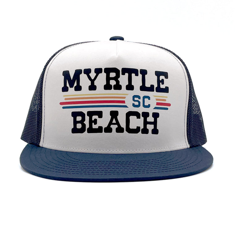 Myrtle Beach, SC (Vintage Sunset) Trucker Cap