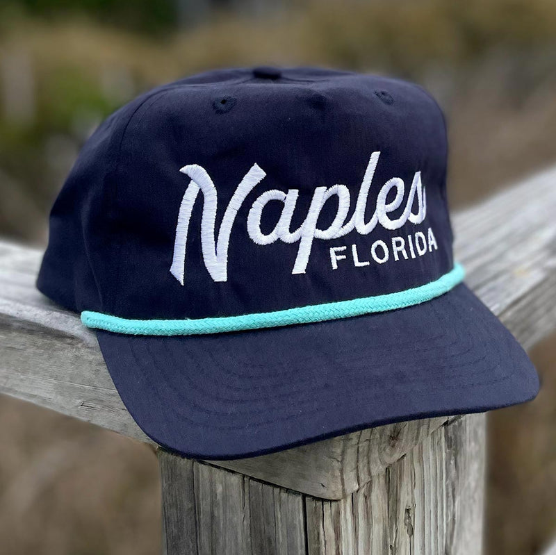 Naples, Florida (Draft Day) Golf Rope Cap