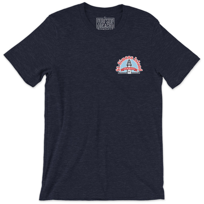 St. Simons Island - Georgia (Lighthouse) Unisex T-Shirt