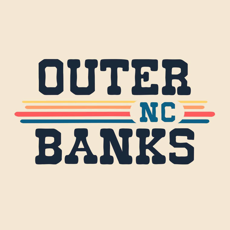 Outer Banks, NC (Vintage Sunset) Unisex Ringer T-Shirt