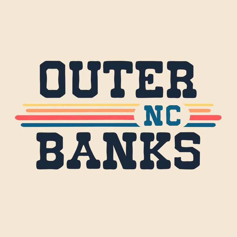 Outer Banks, NC (Vintage Sunset) Unisex Ringer T-Shirt