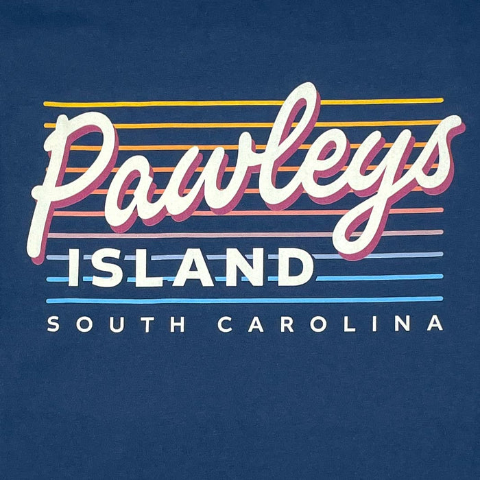 Pawleys Island - South Carolina (Summer Nights) Comfort Colors Heavyweight T-Shirt