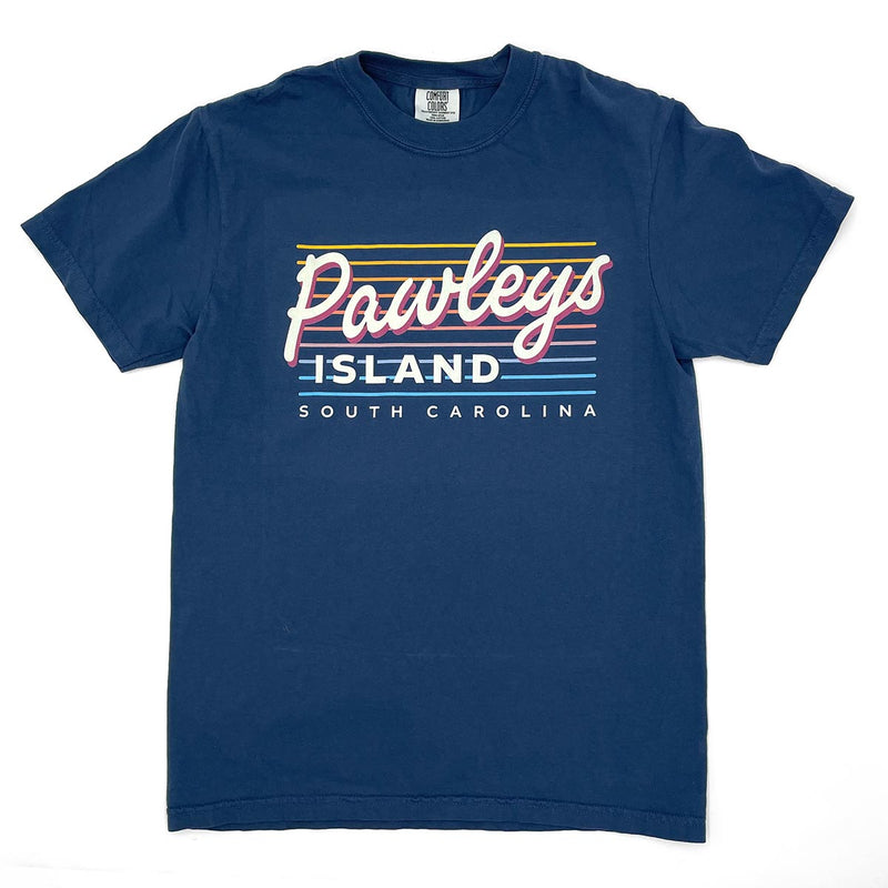 Pawleys Island - South Carolina (Summer Nights) Comfort Colors Heavyweight T-Shirt
