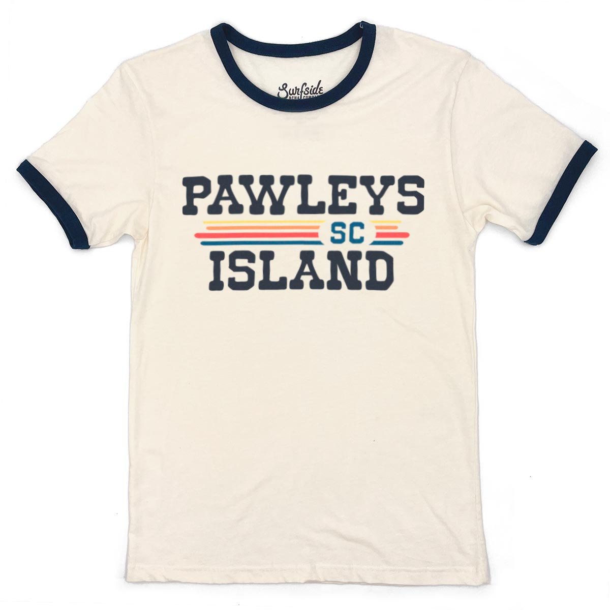 Pawleys Island, SC (Vintage Sunset) Unisex Ringer T-Shirt