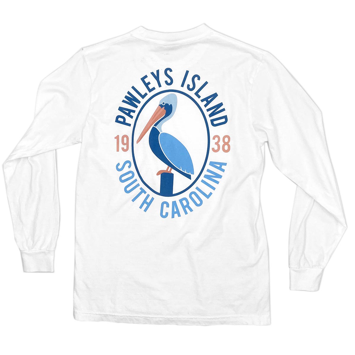 Pawleys Island South Carolina (1938): Comfort Colors Long-Sleeved Heavyweight T-Shirt
